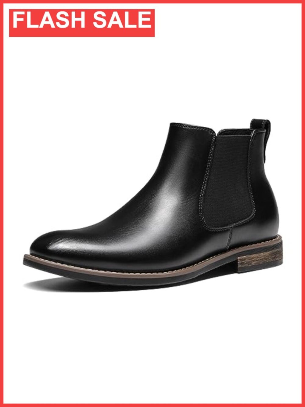 Men's PU Leather Chelsea Ankle Dress Boots